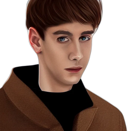 jacket, photorealistic, cartoon, fantasy art transparent PNG cut-out