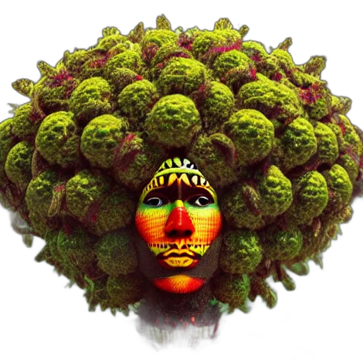 crown, face, mask, hair transparent PNG cut-out