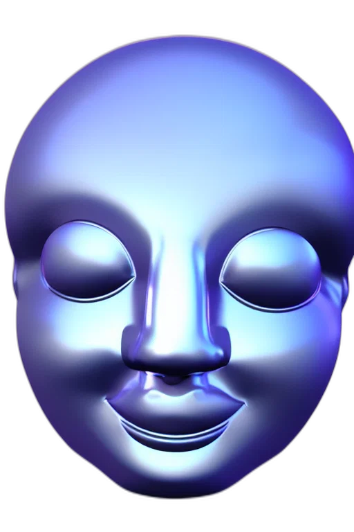 mask, face, robot, creature transparent PNG cut-out
