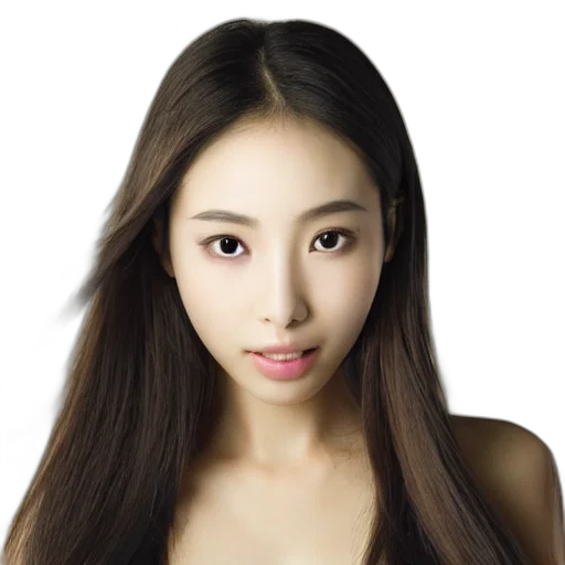 hair, face, jewelry, staff transparent PNG cut-out