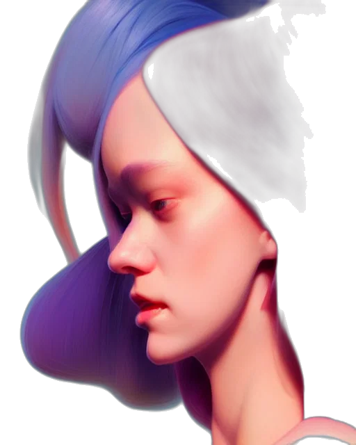 face, crown, hair, mask transparent PNG cut-out