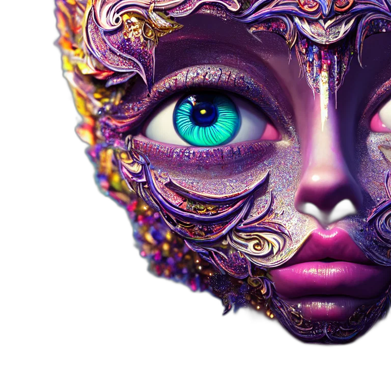 mask, face, fantasy art, concept art transparent PNG cut-out