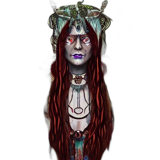 staff, mask, creature, jewelry transparent PNG cut-out