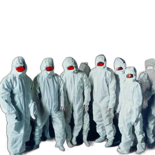 jacket, staff, mask, concept art transparent PNG cut-out