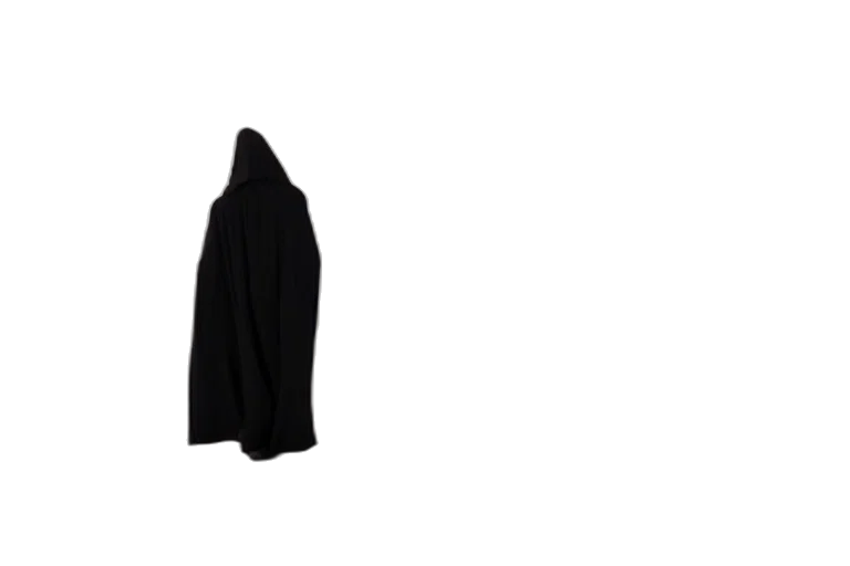 jacket, dress, mask, staff transparent PNG cut-out