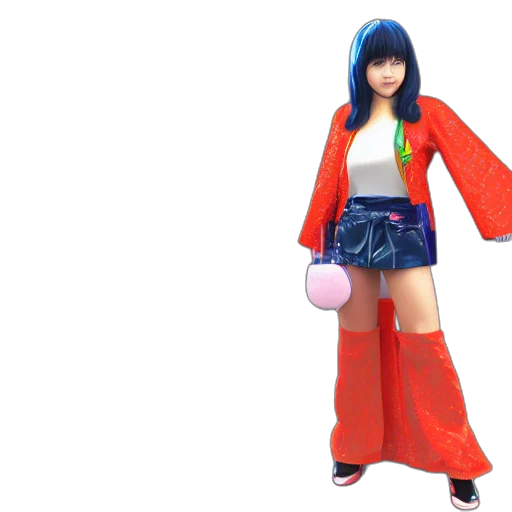 dress, 3d render, concept art, japanese transparent PNG cut-out
