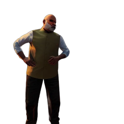 staff, jacket, robot, creature transparent PNG cut-out