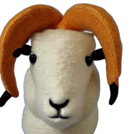 hat, animal, staff, 3d render transparent PNG cut-out