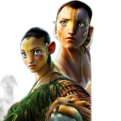 concept art, fantasy art, 3d render, photorealistic transparent PNG cut-out