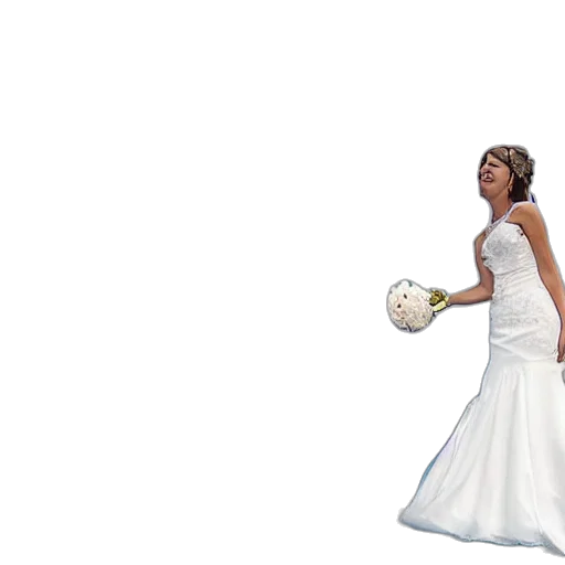 dress, crown, jewelry, 3d render transparent PNG cut-out