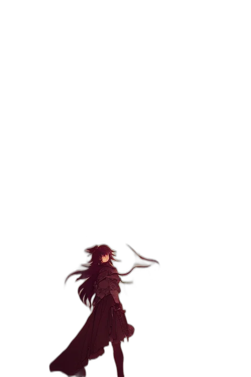 hair, creature, weapon, dress transparent PNG cut-out