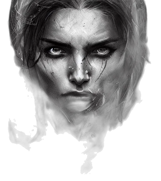 face, mask, creature, concept art transparent PNG cut-out