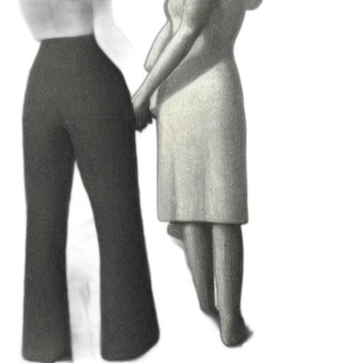 dress, staff, furniture, robot transparent PNG cut-out