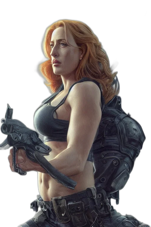 weapon, robot, concept art, cyberpunk transparent PNG cut-out