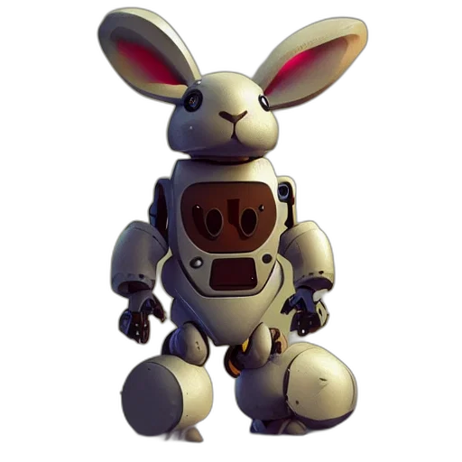 robot, animal, creature, staff transparent PNG cut-out