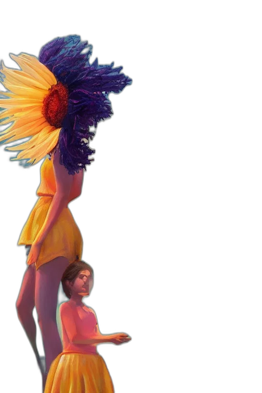dress, staff, crown, concept art transparent PNG cut-out