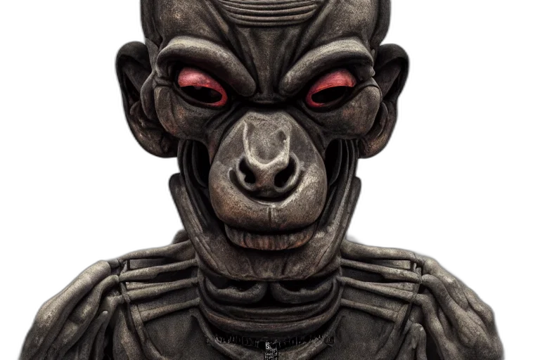 mask, face, creature, robot transparent PNG cut-out