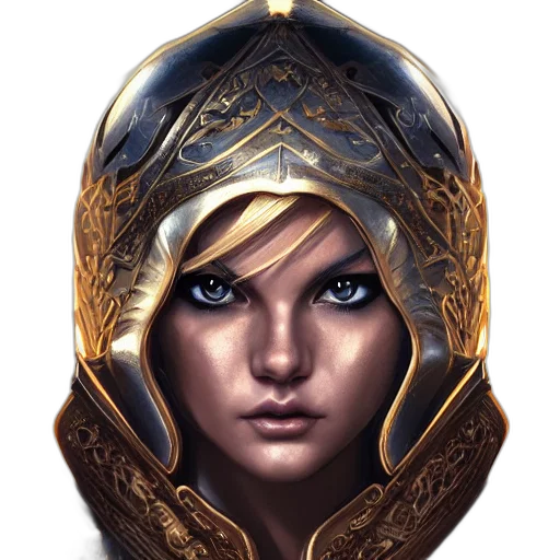 face, crown, jewelry, staff transparent PNG cut-out