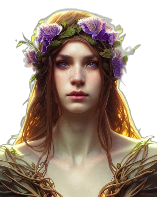 face, crown, jewelry, dress transparent PNG cut-out