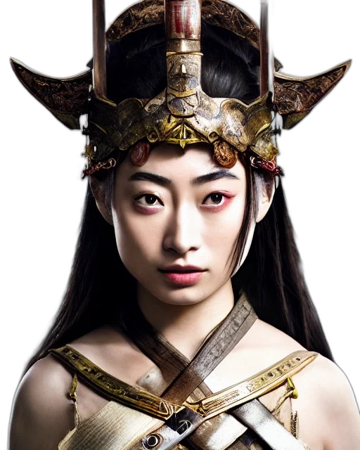 face, crown, mask, staff transparent PNG cut-out