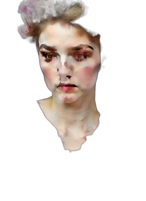 face, mask, crown, dress transparent PNG cut-out