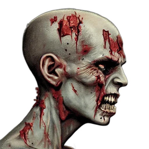face, mask, staff, creature transparent PNG cut-out