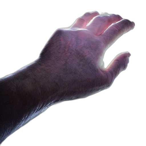 weapon, staff, creature, hair transparent PNG cut-out