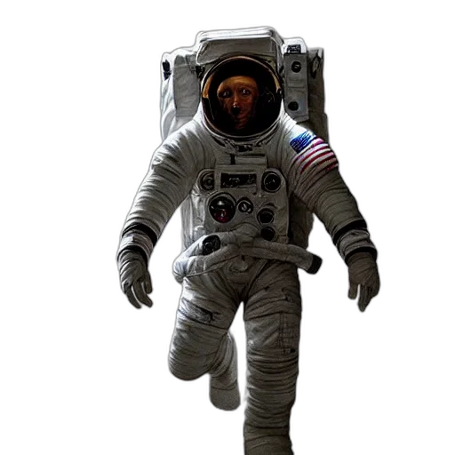 robot, jacket, mask, staff transparent PNG cut-out