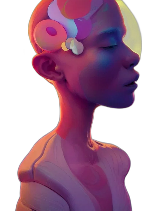face, crown, mask, robot transparent PNG cut-out