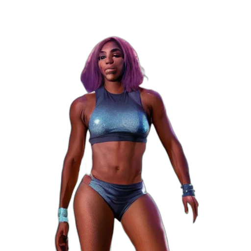 concept art, cyberpunk, fantasy art, 3d render transparent PNG cut-out