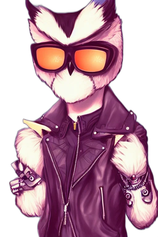 jacket, mask, staff, robot transparent PNG cut-out