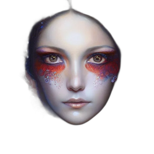 face, mask, jewelry, robot transparent PNG cut-out