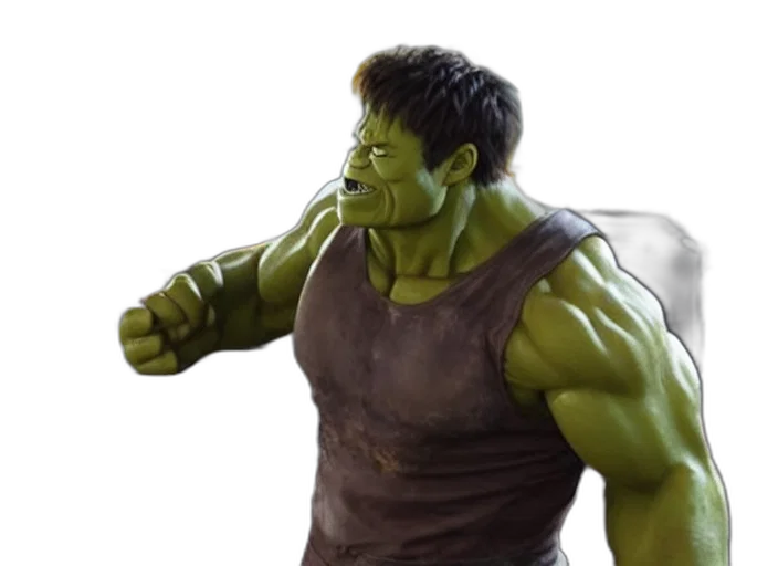 face, weapon, creature, 3d render transparent PNG cut-out