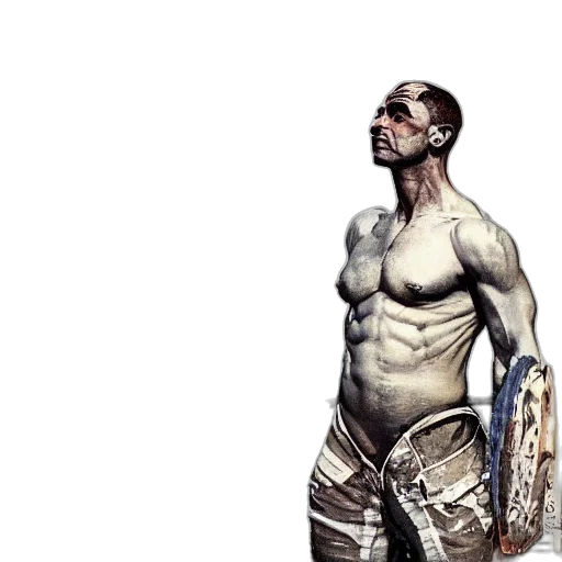 face, staff, animal, weapon transparent PNG cut-out