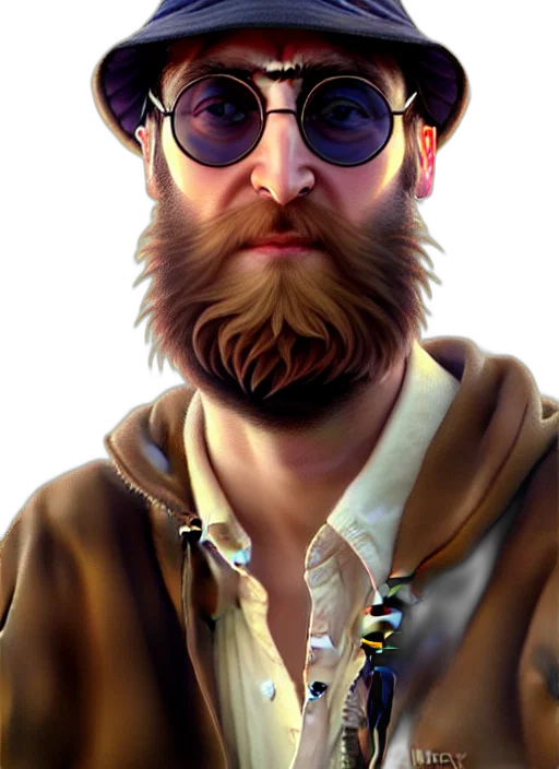staff, hat, face, jacket transparent PNG cut-out