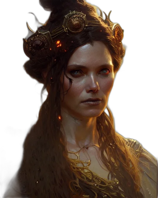 crown, face, staff, dragon transparent PNG cut-out