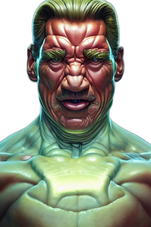 face, mask, creature, comic book art transparent PNG cut-out