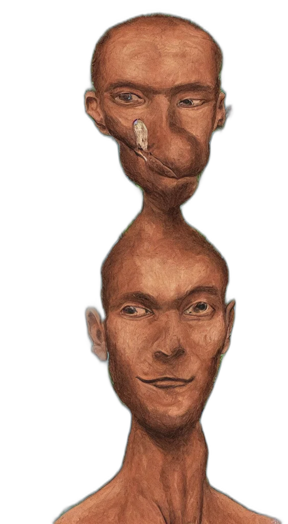 face, mask, creature, crown transparent PNG cut-out