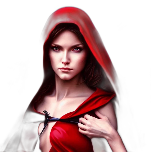 dress, face, fantasy art, photorealistic transparent PNG cut-out