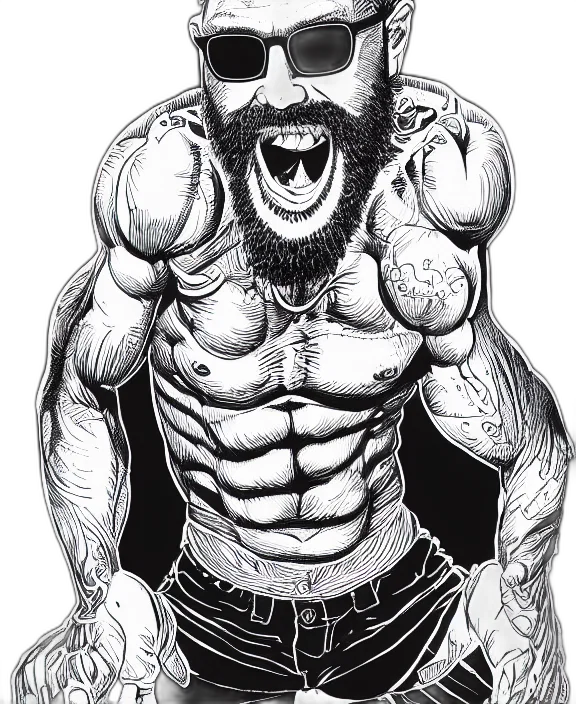 comic book art, cartoon, photorealistic, pencil sketch transparent PNG cut-out