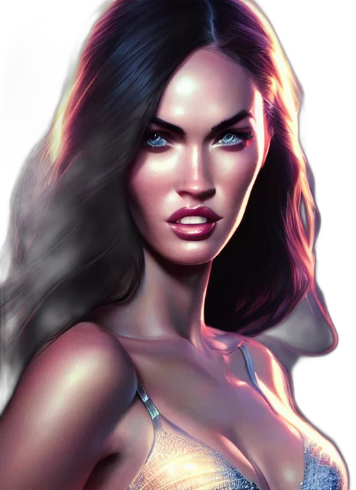 face, photorealistic, fantasy art, comic book art transparent PNG cut-out