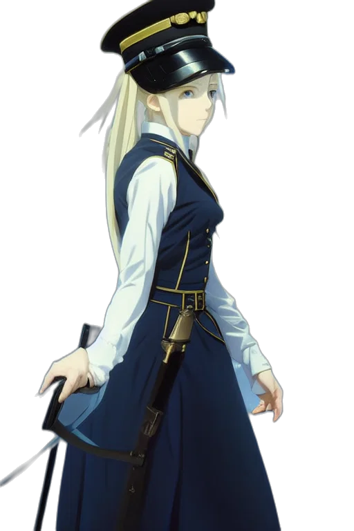staff, jacket, dress, sword transparent PNG cut-out