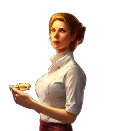 staff, face, dress, food transparent PNG cut-out