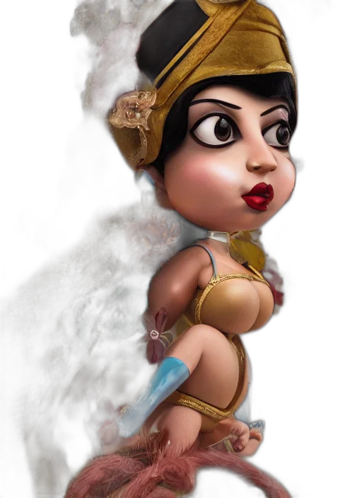 staff, fantasy art, concept art, 3d render transparent PNG cut-out