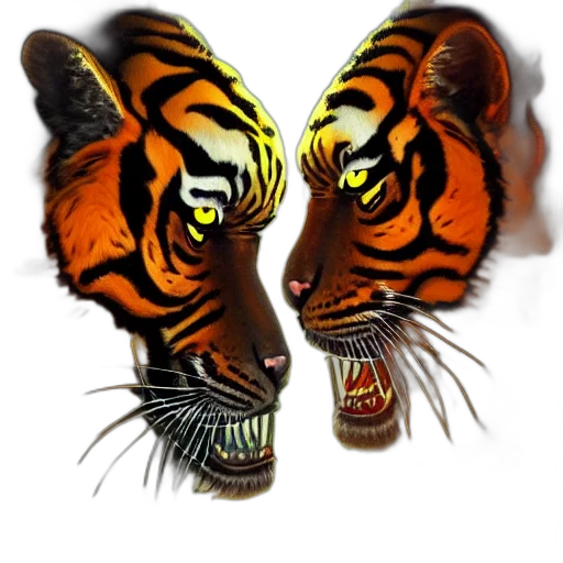 mask, animal, 3d render, concept art transparent PNG cut-out