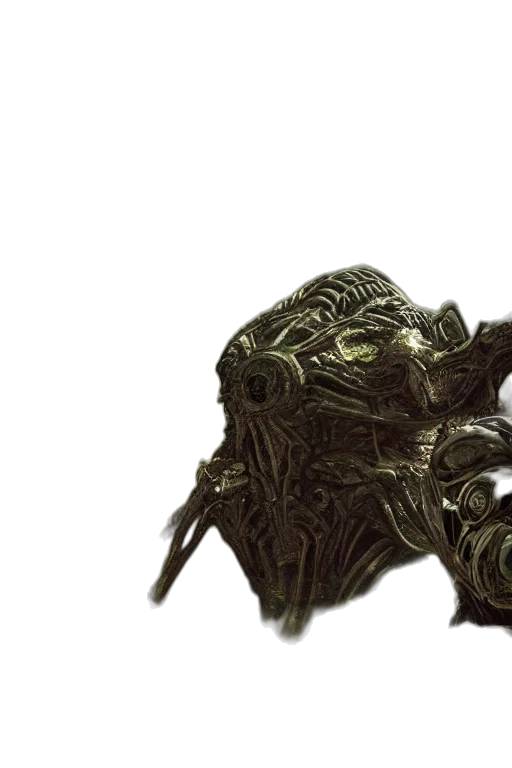 mask, creature, robot, weapon transparent PNG cut-out