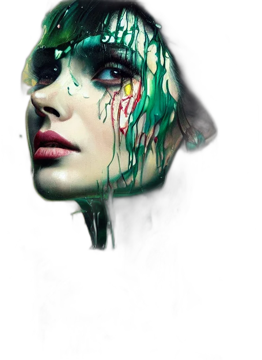 face, mask, creature, robot transparent PNG cut-out