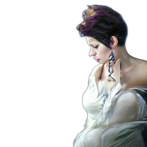 jewelry, crown, dress, face transparent PNG cut-out