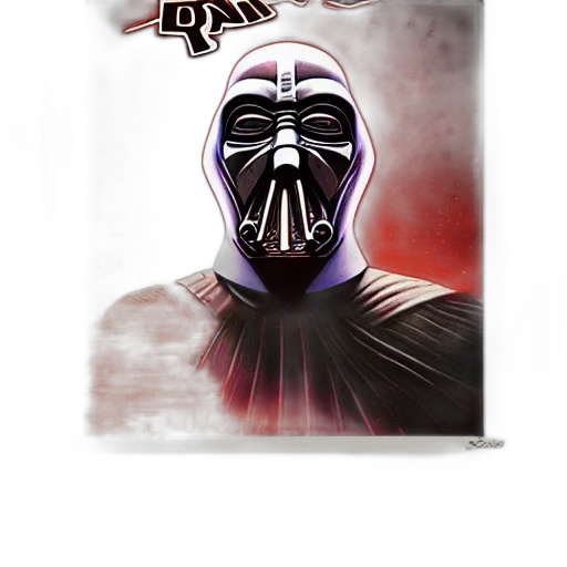 mask, comic book art, concept art, photorealistic transparent PNG cut-out