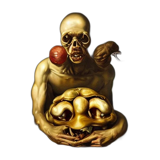 food, mask, face, creature transparent PNG cut-out